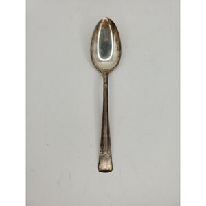 International Silver  Embassy‎  BOUQUET  Silverplate  Solid Serving Spoon   1939